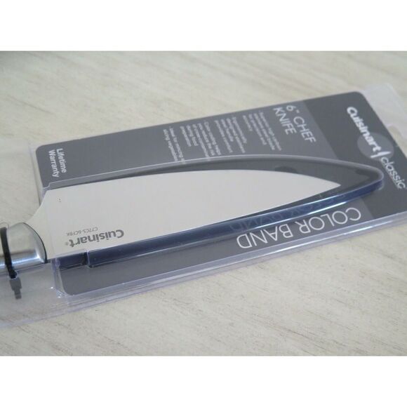 Cuisinart Classic C77CS-6CFBK, Silver/Black 6" Chef Knife - Picture 3 of 5